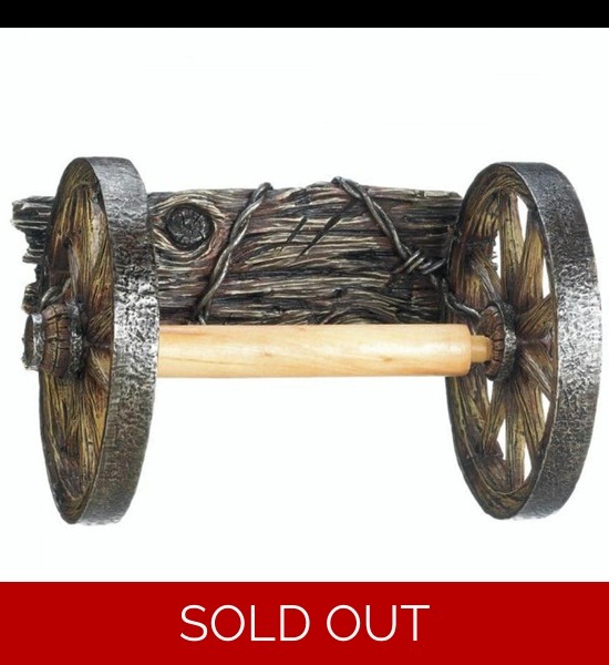 Wagon Wheel Toilet Paper Holder